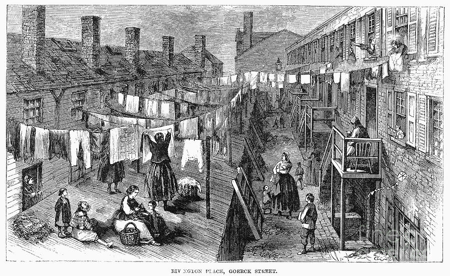 Жилье рабочих Нью-Йорка в 1860-х