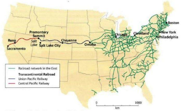 Железные дороги в США: протяженность железных дорог Америки